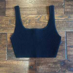 Aritzia Babaton Sculpt Knit Squareneck Cropped Tank!